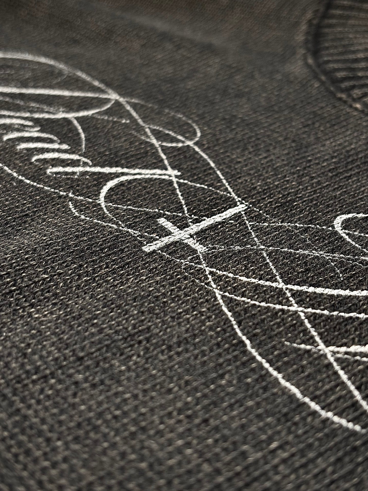 "Unholy Worship" Knitted Jumper