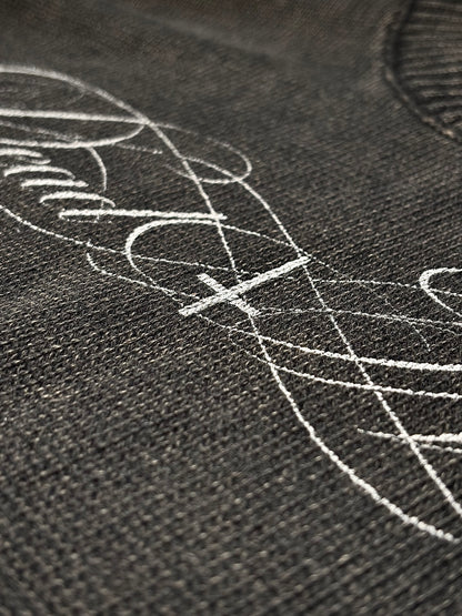 "Unholy Worship" Knitted Jumper